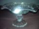 Antique Sterling Silver Overlay Glass Compote Compotes photo 5