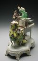 Exceptional Antique Meissen Porcelain Quartet Figural Group Piano Figurines photo 5