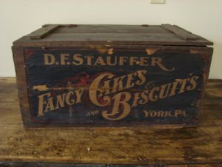 Antique Wooden Crate Box 