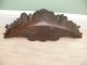 19thc Oak Carved Pediment With Shell & Flowers Other photo 2