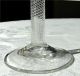18th Century Twist Stem Hand Blown Non - Lead Glass Wine Stem Goblet 1 Stemware photo 2