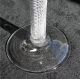 18th Century Twist Stem Hand Blown Non - Lead Glass Wine Stem Goblet 1 Stemware photo 6