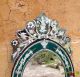 Mint Antique Vintage Wall Table Shield Mirror Engraved Decorate Floral Mirrors photo 1