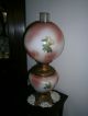 Gone With The Wind Parlor Lamp Marked Victorian Globes Oil Insert Lamps photo 2
