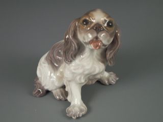Dahl Jensen Copenhagen Porcelain Prince Charles Toy Spaniel Dog Figurine 1133 photo