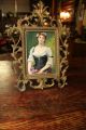 Kpm Plaque,  Tile Rare Item With Frame Antique Art Piece Hand Painted Other photo 6