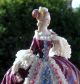 Large Antique German Porcelain Dresden Lace Figurine W/ 50 Red Roses Figurines photo 5