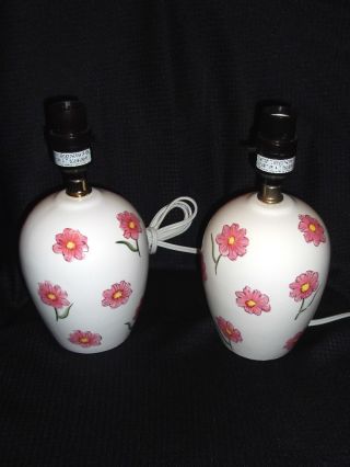 Two Floral Lamp Vase photo