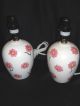 Two Floral Lamp Vase Lamps photo 2