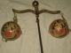 Antique Brass Decor - Balancing Scale - Lovely Floral Design From India Metalware photo 10