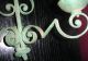 A Wrought Iron Wall Sconce Gilbert Poillerat Metalware photo 3