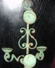 A Wrought Iron Wall Sconce Gilbert Poillerat Metalware photo 4