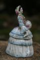 19th C.  Miniature Tobacco Jar Of Female Figurine Of Jenny Lind Jars photo 3