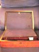 Antique English Parquetry Inlaid Walnut Or Rosewood Writing Slope Lap Desk C1860 Boxes photo 6