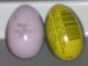 Rare Vintage Tin Easter Eggs Chick In Egg On Wheels Pink Bunny Rabbit Figure Lot Metalware photo 4