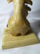 Burl Wood Wooden Horse Sculpture Carving Aspen? Oak?? Type Of Wood ? Mustang ? Carved Figures photo 9