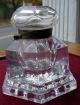 Best Large Quality 19th Century Antique 6 Sided Glass Inkwell N/r Other photo 4