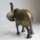 Vtg Bronze Elephant Statue Animal Sculpture Large 11 