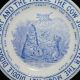 Blue Cat Fiddle Cow Moon Transferware Nursery Rhymes Plate W&co C1888 Plates & Chargers photo 1