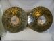 Great Pair Vintage 1976 Chapman Faux Horn Table Lamps Brass & Wood W/ Shades Lamps photo 8