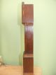 19thc Oak Carved Miniature Grandfather Clock Case Other photo 2