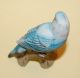 Vintage Lefton Porcelain Ceramic Pottery Small Blue Parakeet Bird Figurine Figurines photo 7