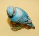 Vintage Lefton Porcelain Ceramic Pottery Small Blue Parakeet Bird Figurine Figurines photo 8