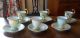 Antique Rosenthal & Co Cup Saucer - 6 Sets - Demitasse Gold Bird Handle - Hand Painted Cups & Saucers photo 1
