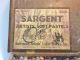 Vintage 1950s Pine Sargent Artist ' S Pastels Box With Supplies Boxes photo 3