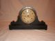 Antique Sessions Black Mantle Clock Working Clocks photo 1