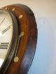 Antique Schoolhouse Wall Clock W Mother Of Pearl Clocks photo 2