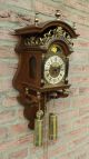Old Beautifull Dutch Sallander Moondial Clock Clocks photo 2