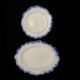 2x Miniature Leeds Feather Shell Edge Pearlware Toy Plates C1800 Staffordshire Plates & Chargers photo 8
