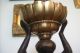 Greek Revival Candleholder - Bronze Figure - Late 19th Century Metalware photo 1