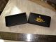 Vintage Wedgwood Black Bisque Jasperware Basalt Box Gold Gilt Egyptian Alligator Boxes photo 4