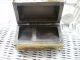 Antique Wood Or Gesso Mini Trunk - Decorated - Estate Find Boxes photo 4
