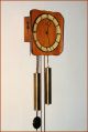 1950 ' S Warmink Wuba Rosewood Wall Clock Weight Driven Clocks photo 3