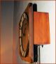 1950 ' S Warmink Wuba Rosewood Wall Clock Weight Driven Clocks photo 8