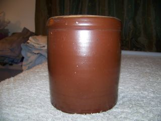 Antique Kentucky Hand Turned Pottery Crock Unmarked My Grandmother ' S /ex.  Cond. photo