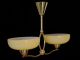 Awesomepetite German Vintage Art Deco Ceiling Lamp,  Brass,  Completely Restored Lamps photo 2
