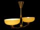 Awesomepetite German Vintage Art Deco Ceiling Lamp,  Brass,  Completely Restored Lamps photo 3