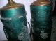 1950 ' S Antique 2 Rare Metal Wall Paper Roll Art Lamps Vintage Mid Century Lamps photo 2