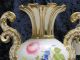 Bolted German Quality Floral Vase Hand Painted Late 19th Century. Vases photo 1