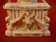 Antique,  German Porcelain Figural Match Holder Box.  Early 20th Century Boxes photo 2