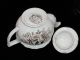 Early Transfer Printed Staffordshire Toy Teapot Dresden Flowers Minton 1825 Teapots & Tea Sets photo 5