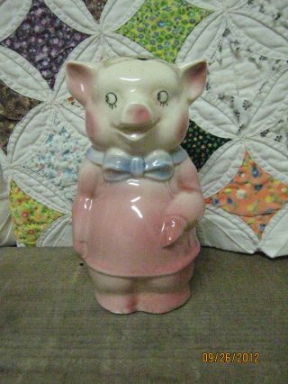 Antique Ceramic Piggy Bank photo