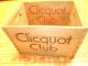 Vintage Chicquot Club Wood Soda Bottle Minnesota Crate Box Boxes photo 1
