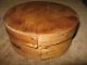 Early Antique Wood Pantry Box 1800s Wooden Spice Square Nails Boxes photo 5