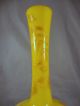 19th Cent Victorian Pink Yellow Cased Glass Vase Bottle Gold Enamel Decoration Vases photo 5