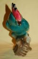 Vintage Porcelain Ceramic Royal Copley Pottery Large Parrot Bird Figurine Figurines photo 5
